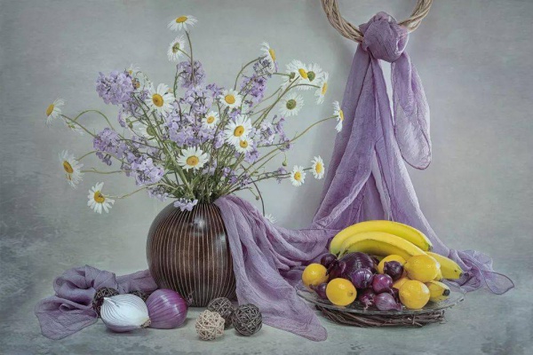 酷似油画的静物摄影,真的很美