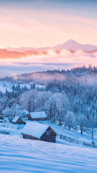 雪景的优美学会分享的摄影