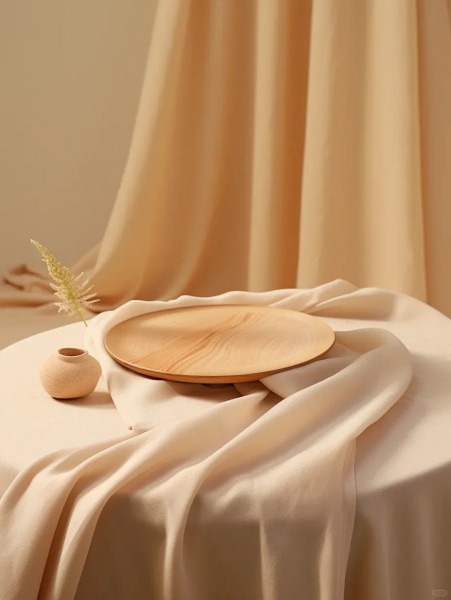 背景素材奶油风产品素材电商素材