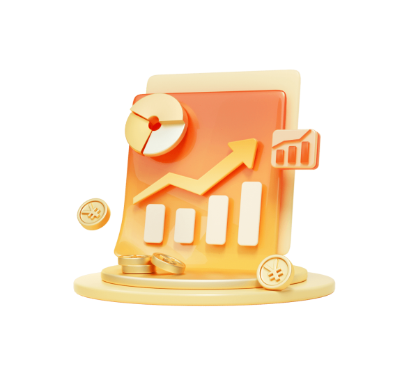 金融账单C4D图标