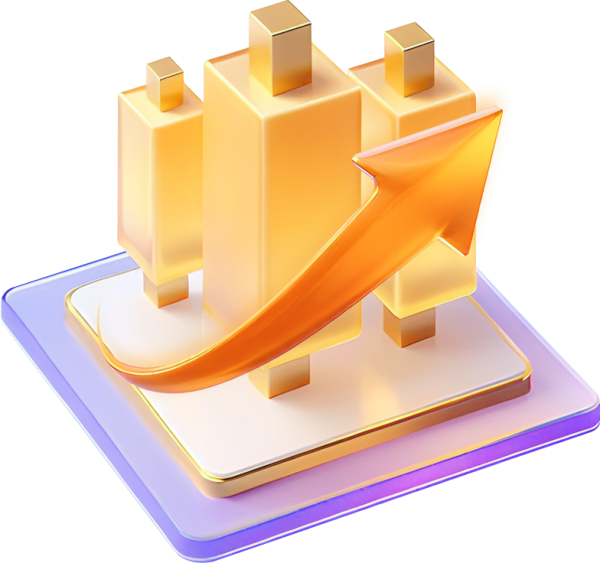 涨幅紫色金色ICON图标