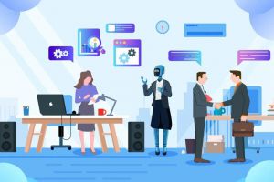 电商即梦AI生成扁平插画素材