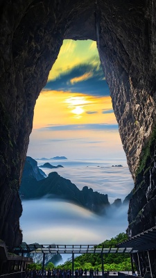 张家界天门山和张家界森林公园