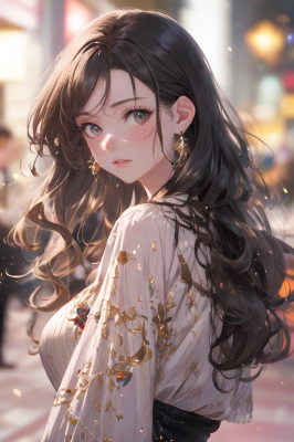 AI封面素材女频都市现代言情