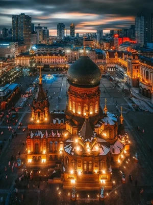 乘着国内奢华列车呼伦贝尔号前往雪国哈尔滨