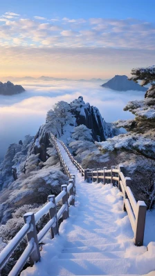 一场雪，让黄山变成了人间仙境！冬天必来