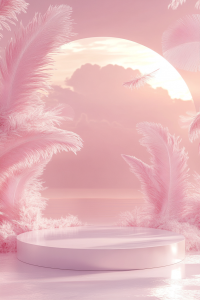 2026年妇女节粉色电商展台模板