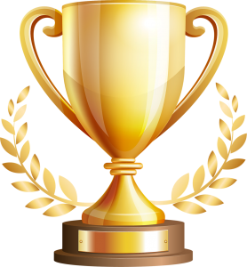 金属喜庆设计素材-金属麦穗奖杯