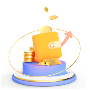 金融保险理财3D图标png图片